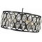 Z-Lite Dealey 6 Light Chandelier, Matte Black + Clear Crystal 6010-24MB - alternate 3